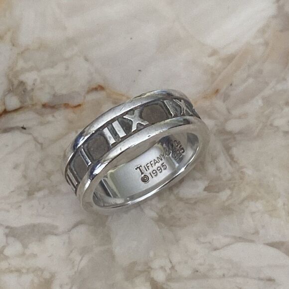 Tiffany & Co. Atlas Ring 925 Sterling Silver - Picture 4 of 9